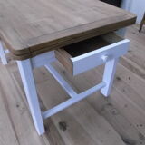 Farm table with extension cords