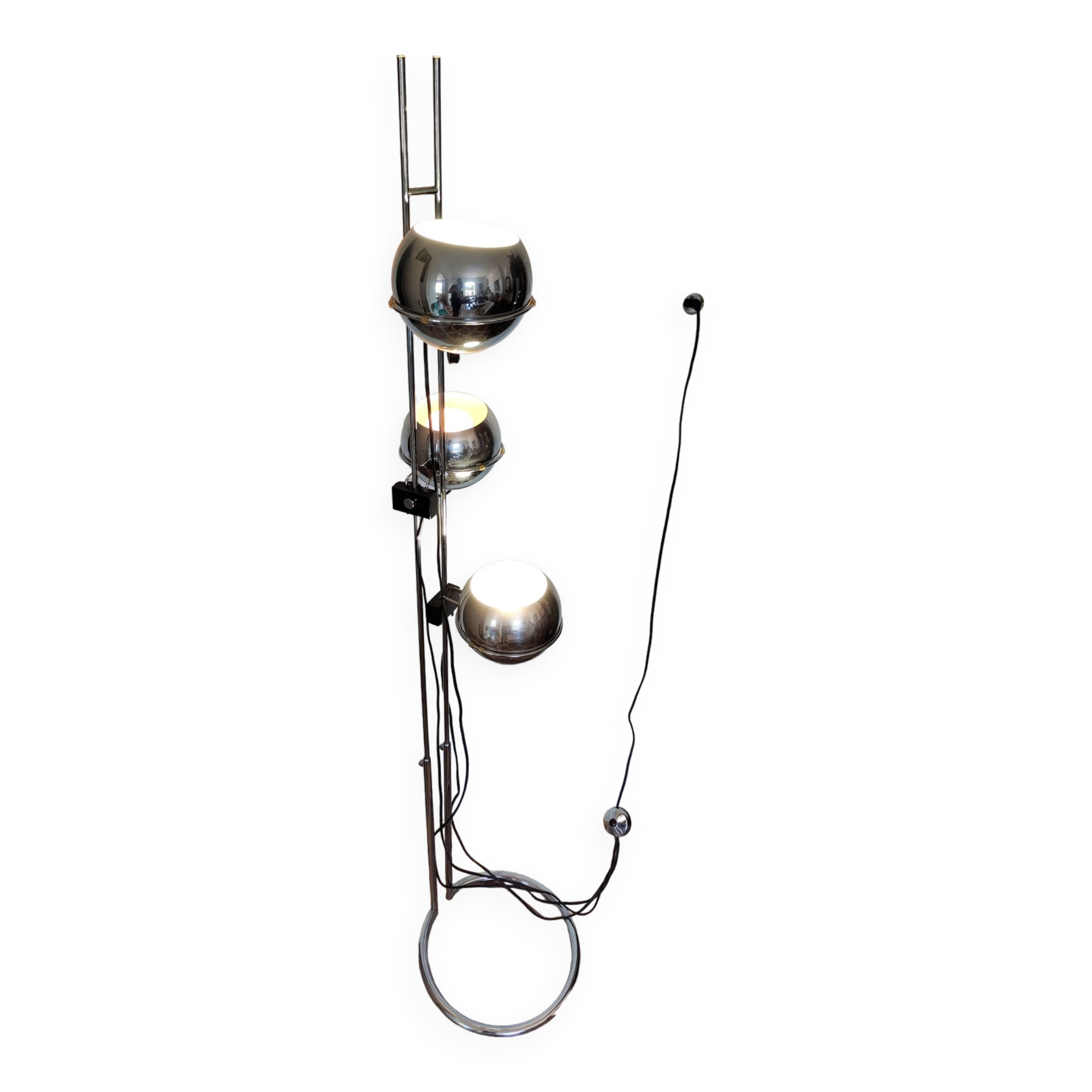 Vintage "Eye Ball" Floor Lamp By Goffredo Reggiani Circa1970