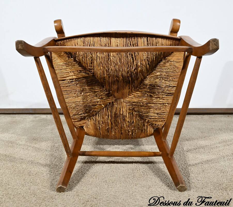 Grand-Mère Armchair in Cherrywood, Louis Philippe style – Late 19th century
