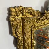 Old mirror in gilded wood 90x158cm