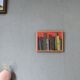 Mid-Century Modern Swedish "Skyline" Vintage Framed Cityscape Oil Painting