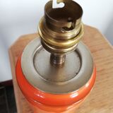 Ceramic lamp stand, orange