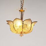 Medium sized crystal glass ‘Tole’ chandelier light by Palwa, Germany 1970’s