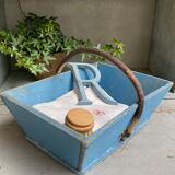 Wooden basket wabi sabi