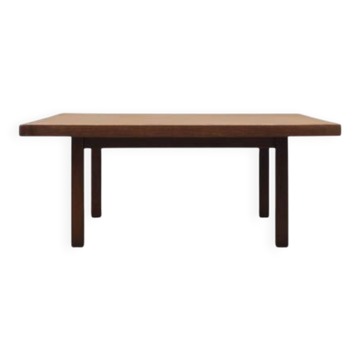 Table basse en chêne, design danois, années 1960, designer : Hans J. Wegner, fabricant
