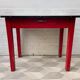Vintage Kitchen Table with Enamel Top
