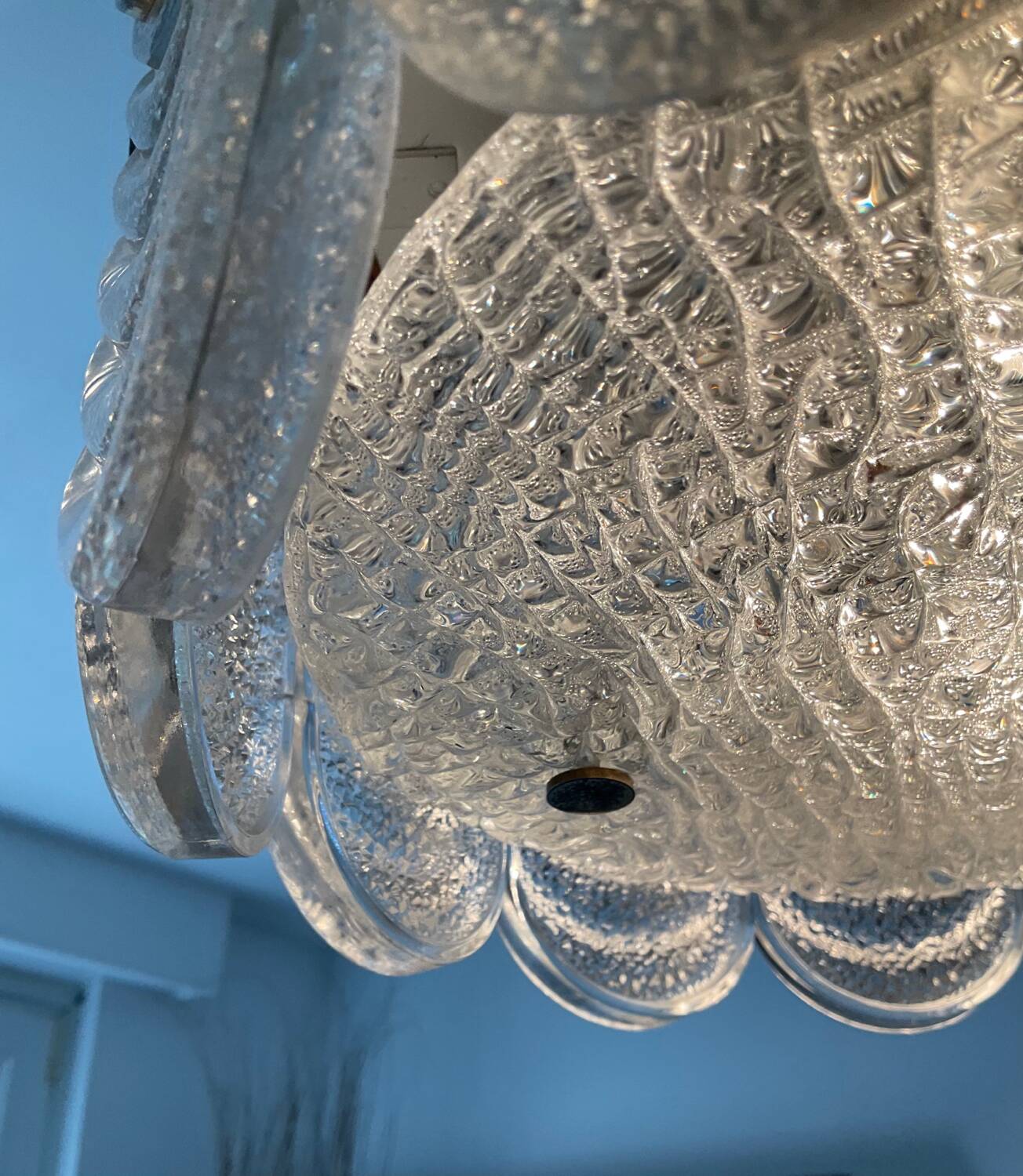 Vintage Kaiser Leuchten chandelier from the 60s