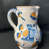 Antique earthenware pitcher from La Rochelle, 18th century