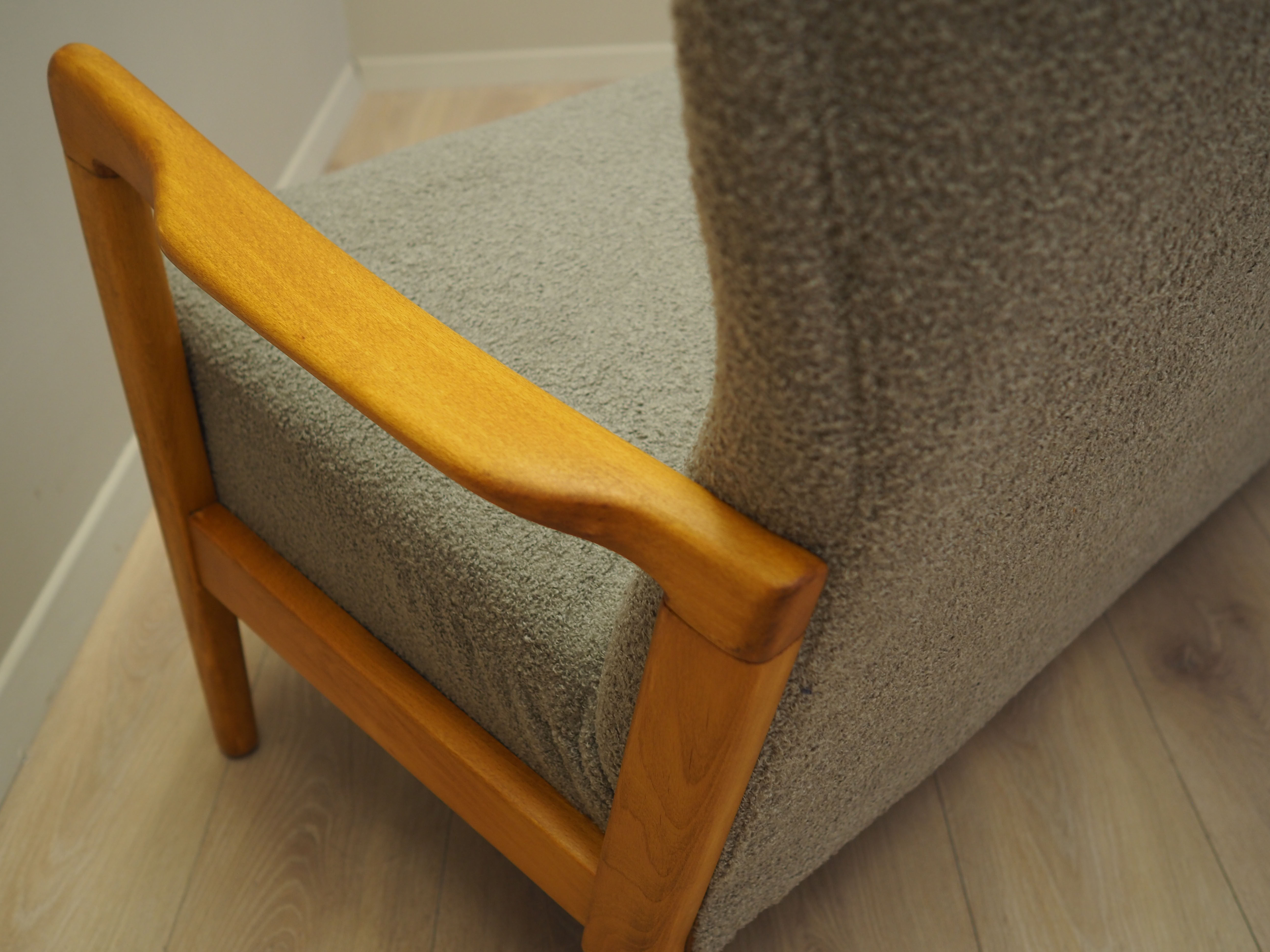 Beech sofa, Danish design, 1960s, designer: Soren Hansen, manufacturer: Fritz Hansen