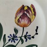Antique Longchamp plates – “Tulips” model – 1950s-1960s