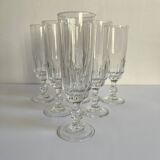 Vintage champagne flutes