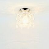 Mid-Century Space Age Bubble Glass Ceiling Lamp by H. Tynell, Germany, 60s