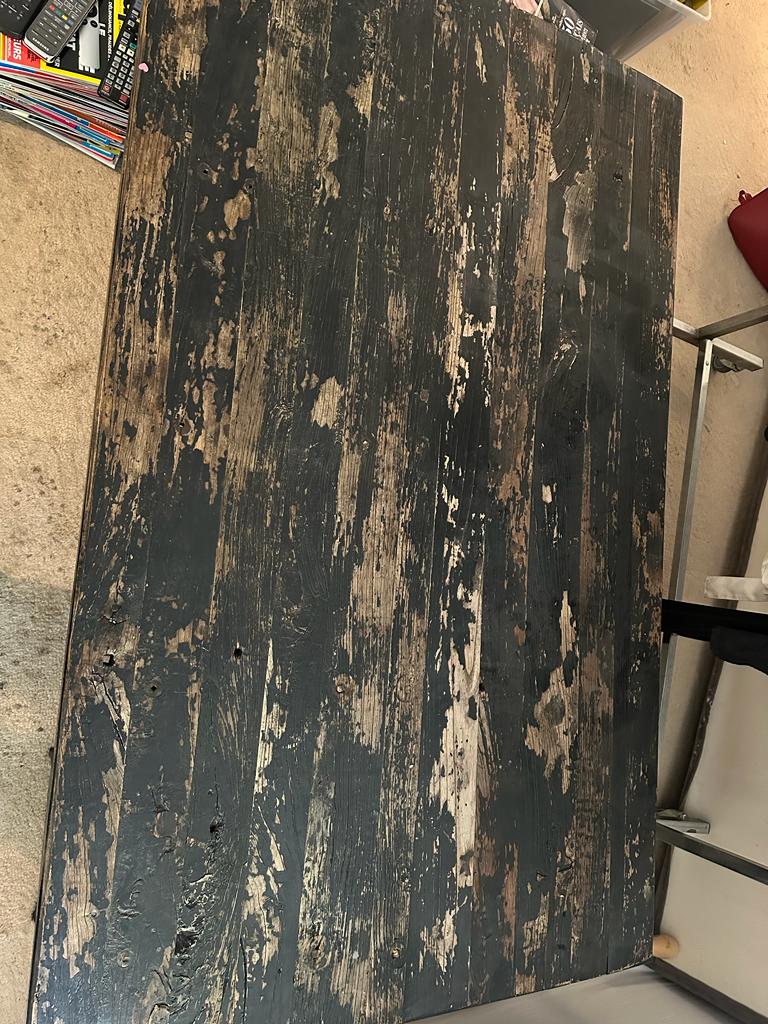 Industrial coffee table
