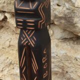 Statue Tiki en bois
