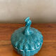 Peacock-shaped jewelry box