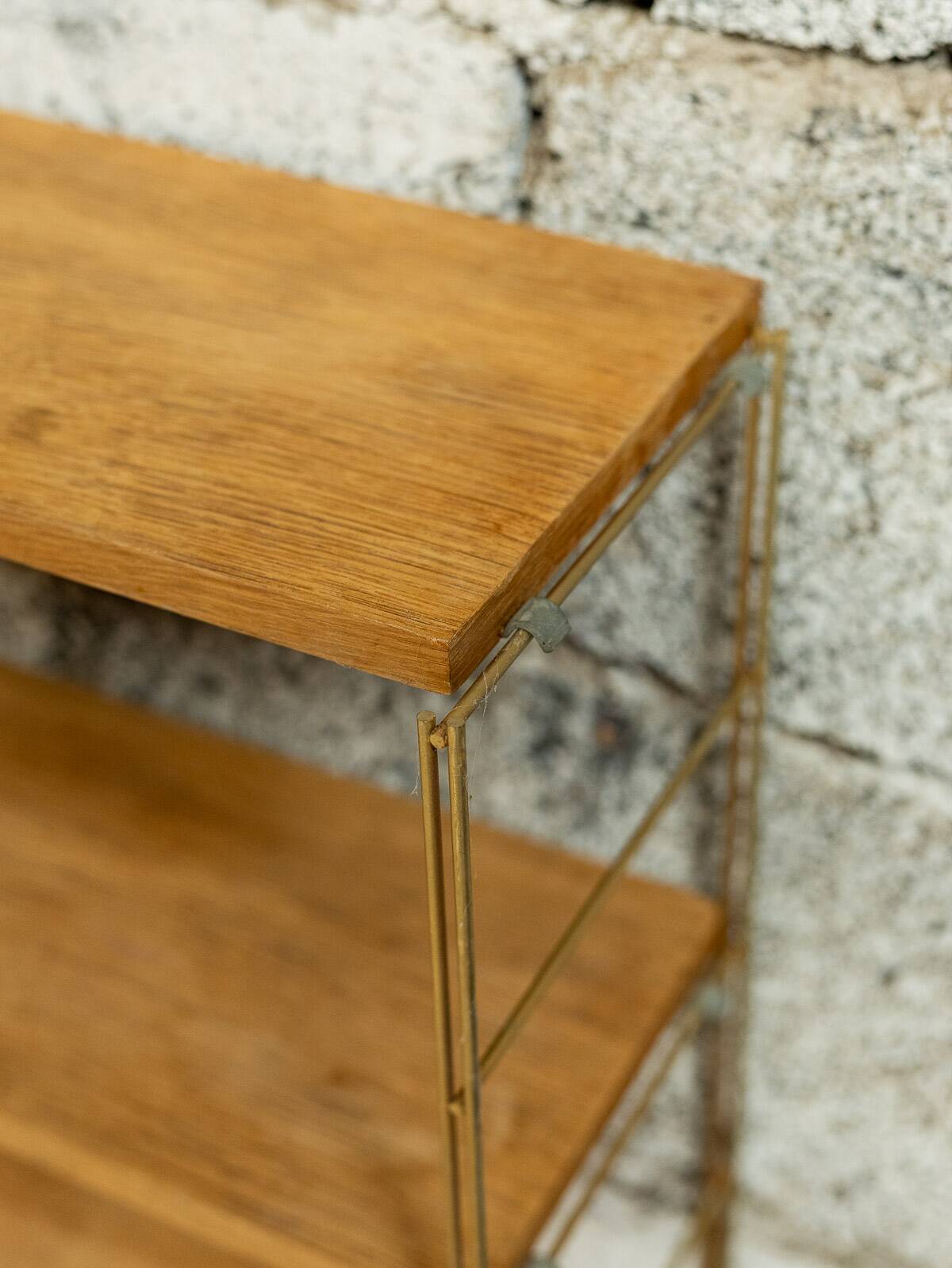 ✨ ÉTAGÈRE STRING EN CHÊNE CLAIR – DESIGN VINTAGE & MODULABLE✨