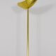 Postmodern floor lamp in brass and wood by Rodolfo Dordoni, Italy, 1980s.