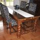 4 chairs in the Louis XIII style