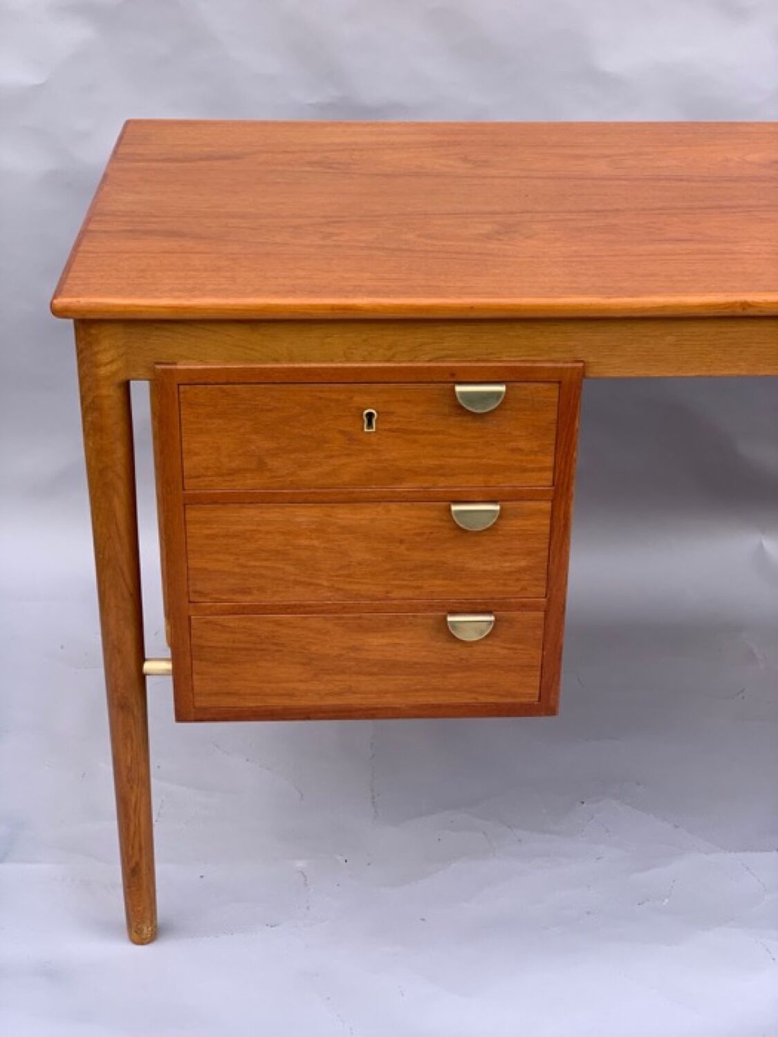 Danish oak and teak desk 1960
