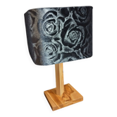 Lampe artisanale en bois d'olivier
