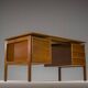 Mid-Century Teak Freestanding Desk from GV Møbler, 1970s