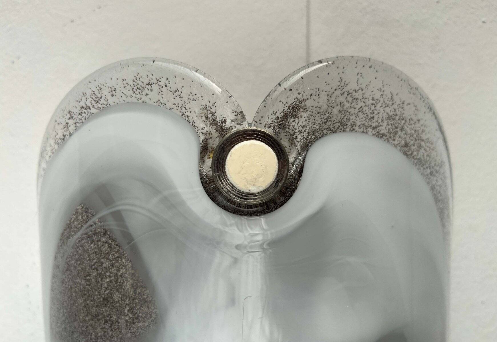 Vintage Danish Model Glasplattelampet Glass Sconce by Per Lütken for Holmegaard, 1970s