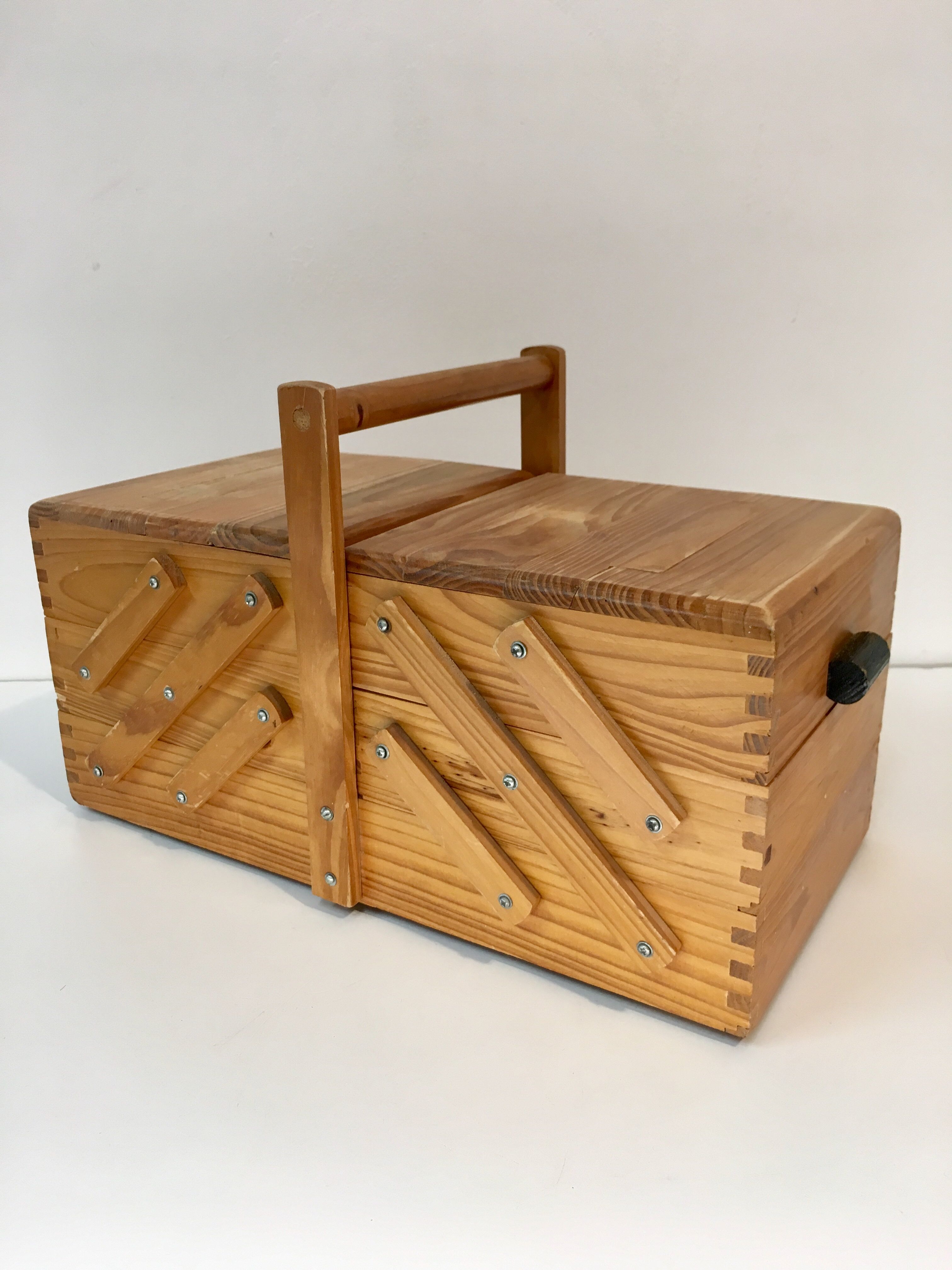 Vintage sewing basket