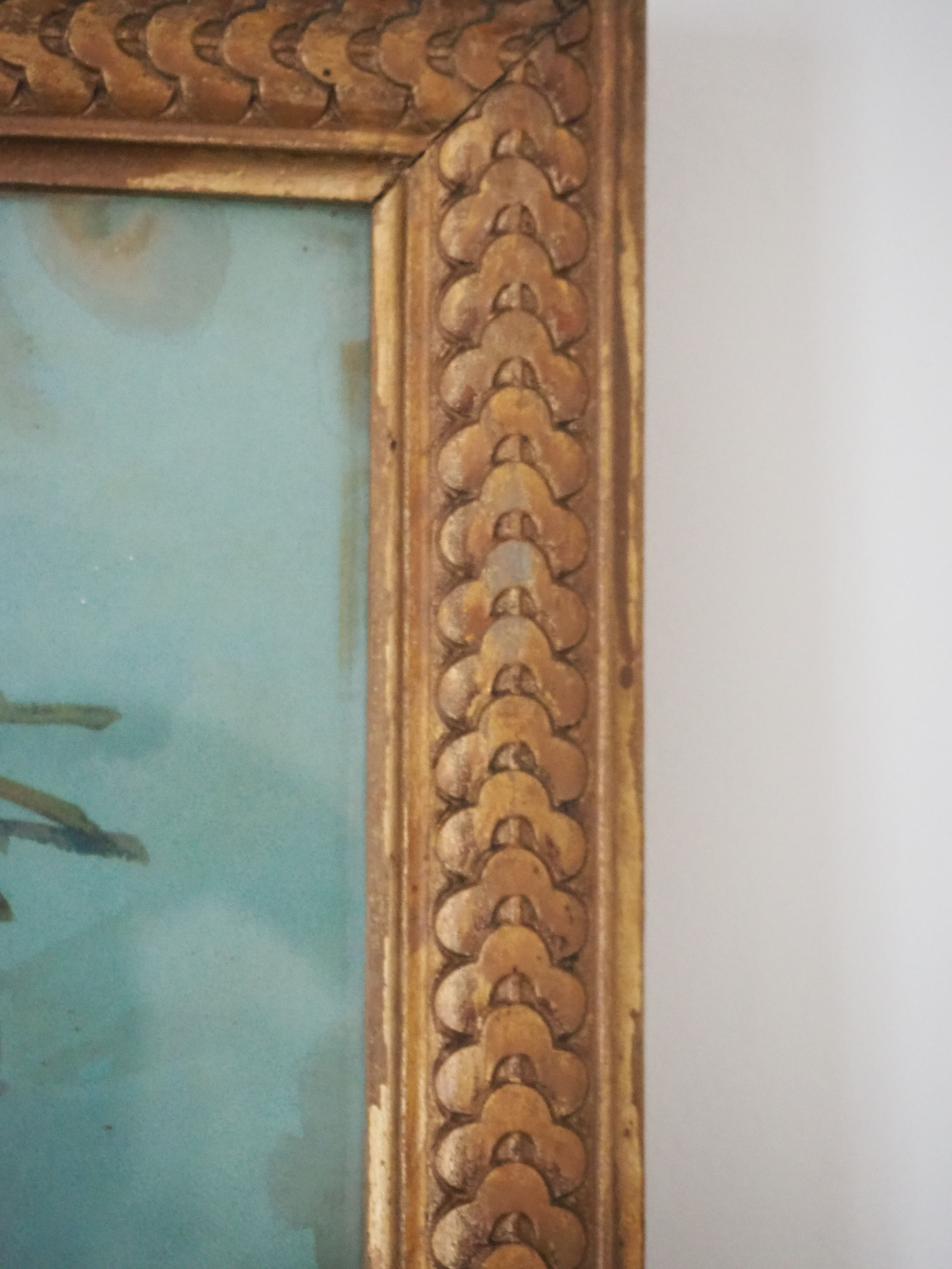 Mirror trumeau Louis XVl