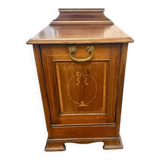 Edwardian furniture / Mahogany coal door