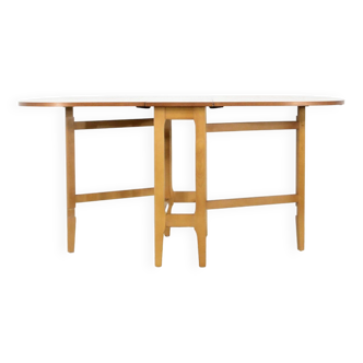 Table à rabats du milieu du siècle en teck. vintage / moderne / rétro / style danois