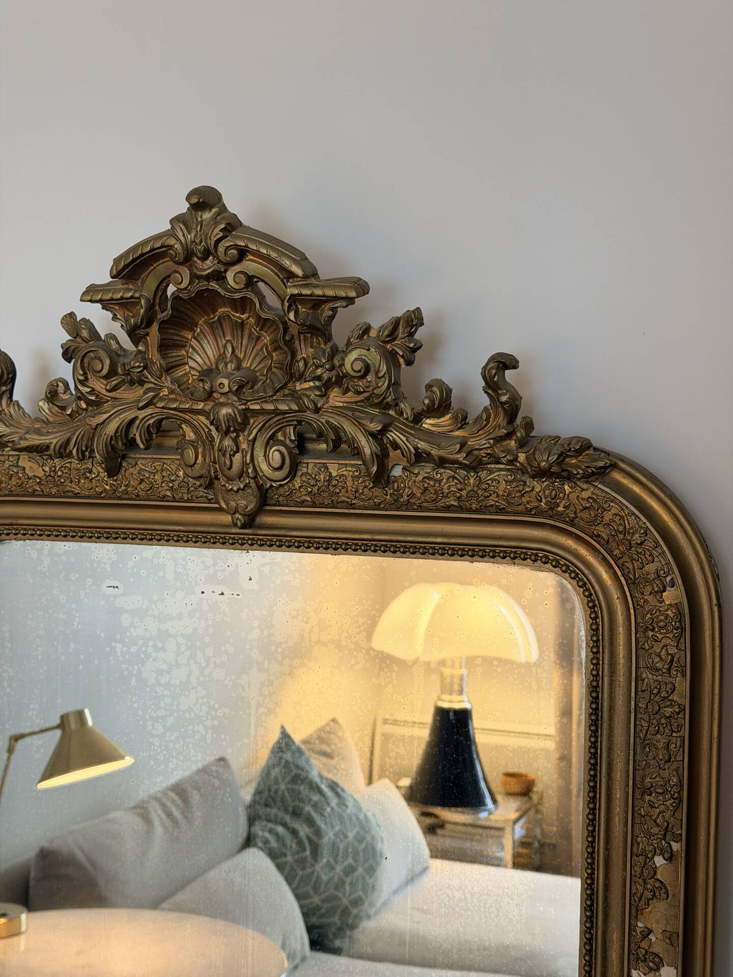 Large Louis Philippe mirror