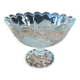 Antique glass fruit bowl