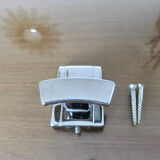 Modernist hook in chromed metal 70s