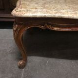 Louis XV marble coffee table