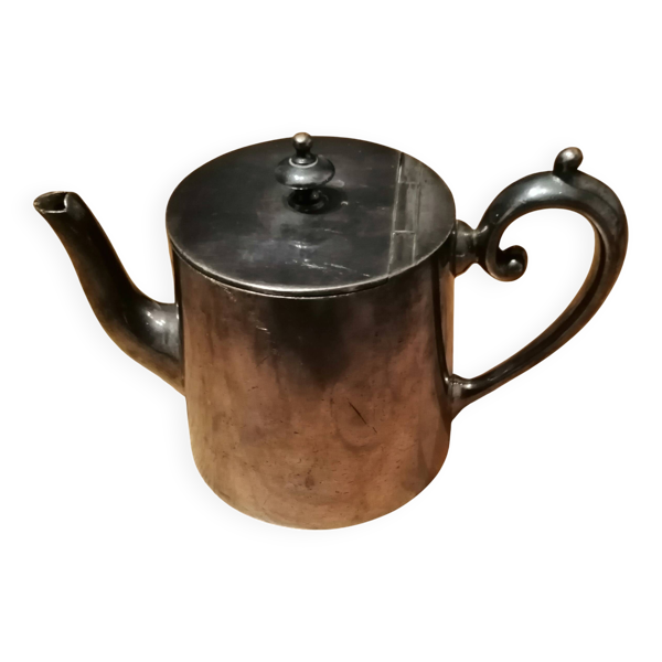 Théière en métal argenté