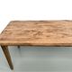 Table de ferme vintage en peuplier