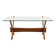 Table basse en teck Condor par Fredrik Schriever-Abeln pour Örebro Glas