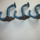 Set of 3 swaddled cast iron hooks