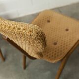 4 chairs and 2 Lounge armchairs by Roger Landault, ABC edition, 1950.