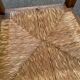 4 dining chairs made of solid wood with straw seats, farmhouse style, medium oak, 1960, 100cm.