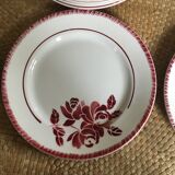 Series of 8 flat plates