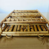 Wall mail holder bamboo mail storage 50s