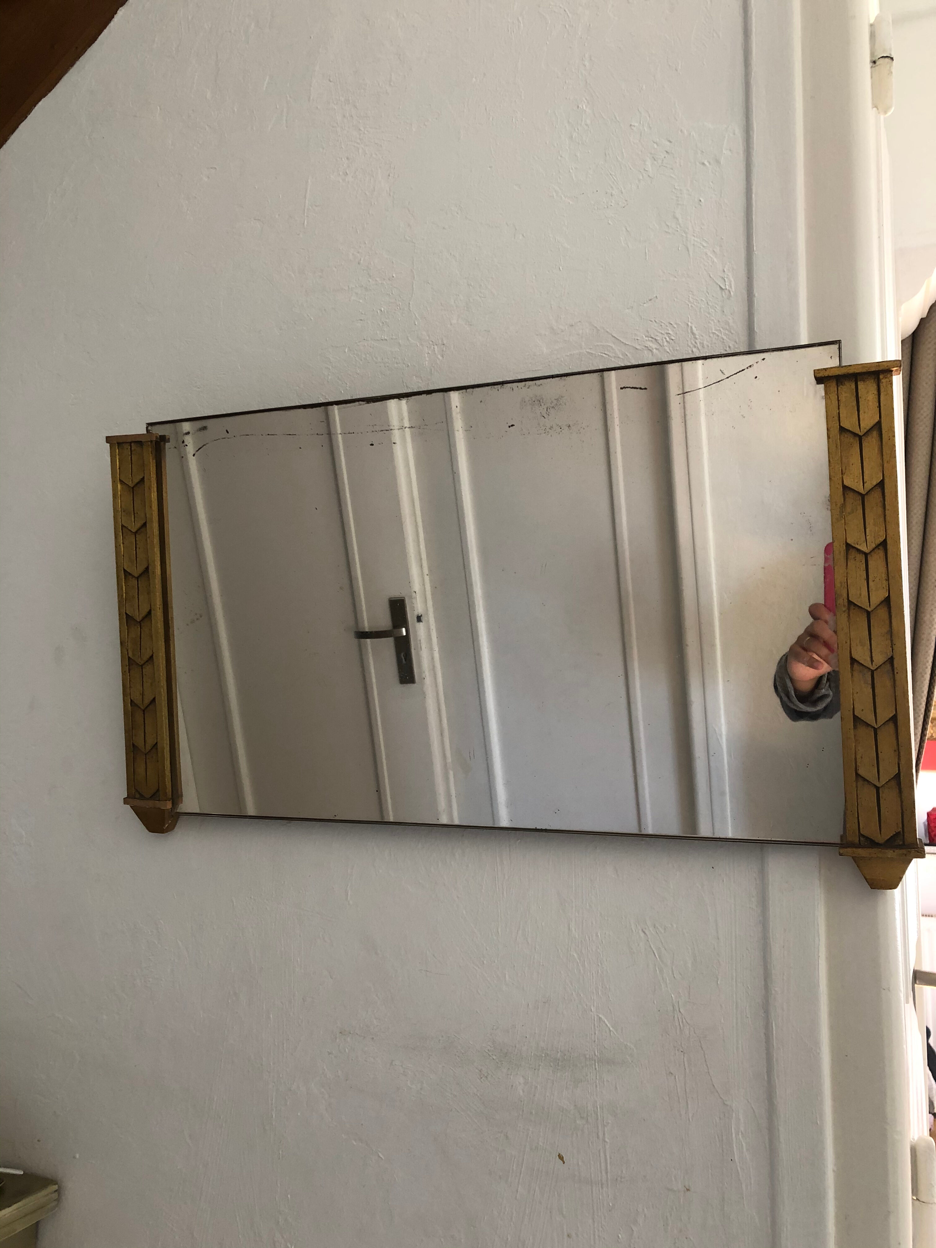 Mirror art deco  60x30cm