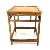 Scandinavian rattan bedside table, Sweden, 1960