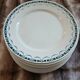 12 flat plates in ironstone from Badonviller