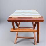 Pair of folding director's chairs