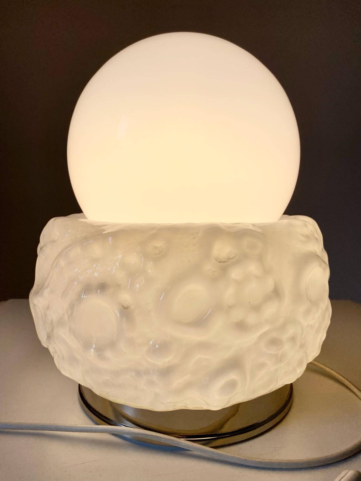 Murano glass table lamp, style Carlo Nason for Mazzega, Italy 1970s