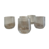 Set of 6 water glasses