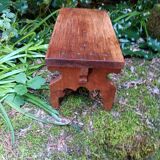 Small vintage footrest bench