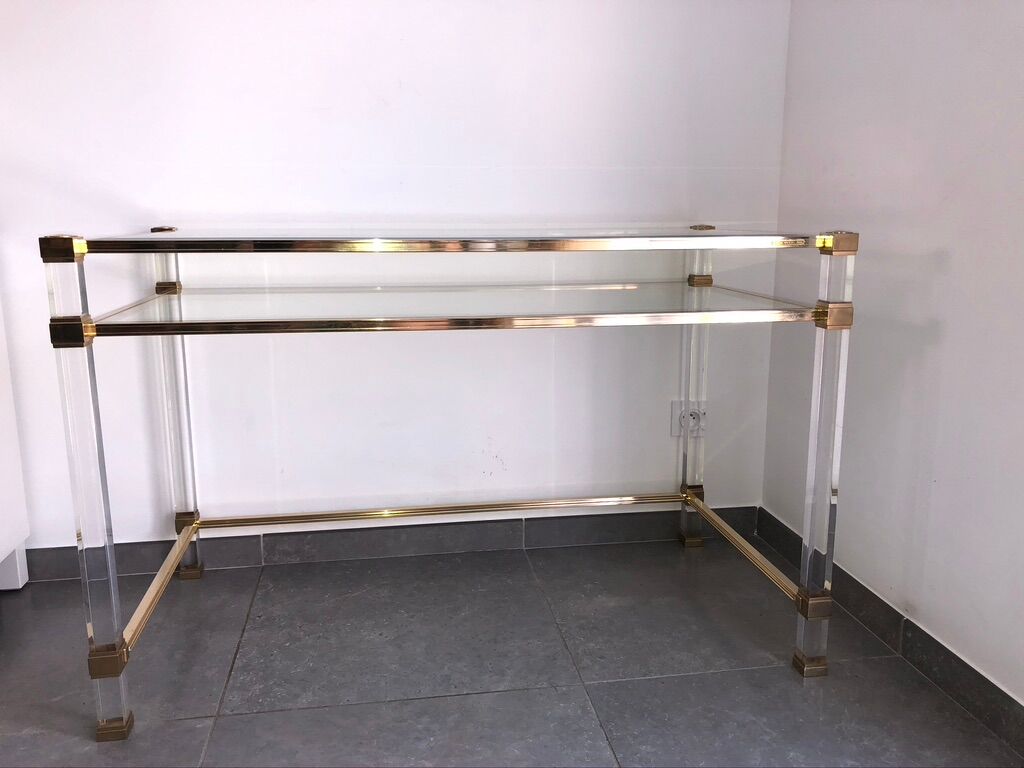 Glass office and altuglas Pierre Vandel